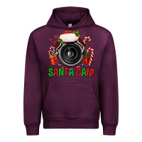 Mauve Wine santa cam Urban Hoodie - FaDigitalArtStudio