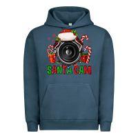 Pigment Midnight Navy santa cam Urban Hoodie - FaDigitalArtStudio