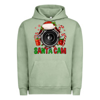 Pigment Oil Green santa cam Urban Hoodie - FaDigitalArtStudio