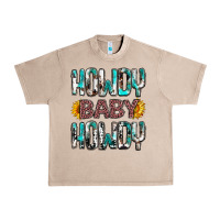 French Oak western howdy baby howdy Urban Heavy Tee - NancyCooperArtShop