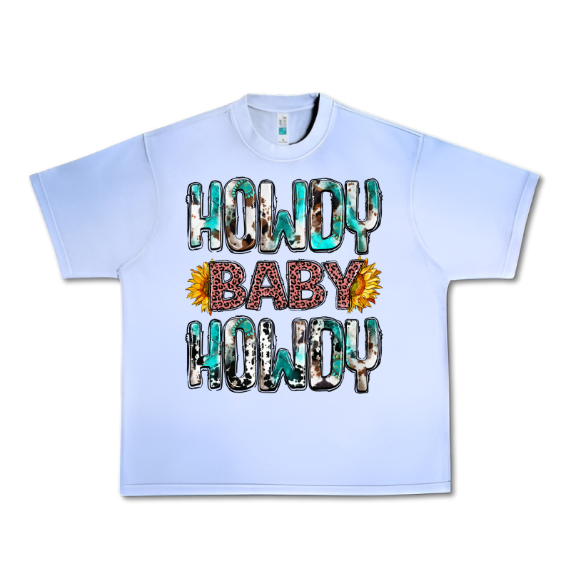 Western Howdy Baby Howdy Urban Heavy Tee by NancyCooperArtShop | Teevron