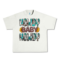 Pistachio western howdy baby howdy Urban Heavy Tee - NancyCooperArtShop