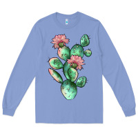 Colony Blue cactus 5 Long Sleeve Tee - JahusDesignShop