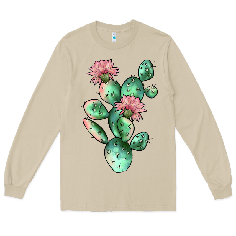 Cactus 5 Long Sleeve Tee by JahusDesignShop | Teevron