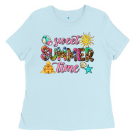 Baby Blue sweet summer time Ladies Tee - AdoDesignShop