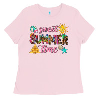 Bubblegum Pink sweet summer time Ladies Tee - AdoDesignShop