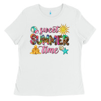 White sweet summer time Ladies Tee - AdoDesignShop