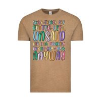 Vintage Coffee some things are better left unsaid but i'm probabl Vintage Tee - MaliasSmallBusiness