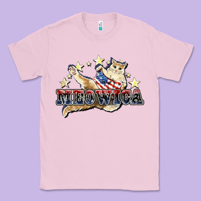 Meowica Cat Classic Tee Designed By Nancycooperartshop