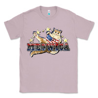 Lilac meowica cat Classic Tee - NancyCooperArtShop