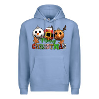 Colony Blue merry christmas Premium Hoodie - CowGirlArtShop