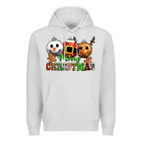Dove Grey merry christmas Premium Hoodie - CowGirlArtShop