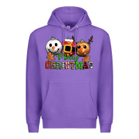 Purple merry christmas Premium Hoodie - CowGirlArtShop