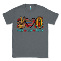 Charcoal Heather peace love lupita Classic Tee - JahusDesignShop
