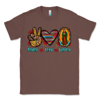 Chestnut peace love lupita Classic Tee - JahusDesignShop