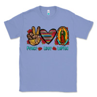 Colony Blue peace love lupita Classic Tee - JahusDesignShop