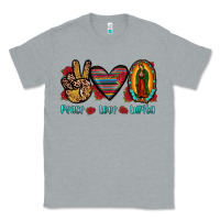 Heather Grey peace love lupita Classic Tee - JahusDesignShop