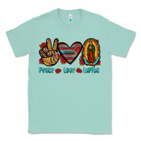Seafoam peace love lupita Classic Tee - JahusDesignShop
