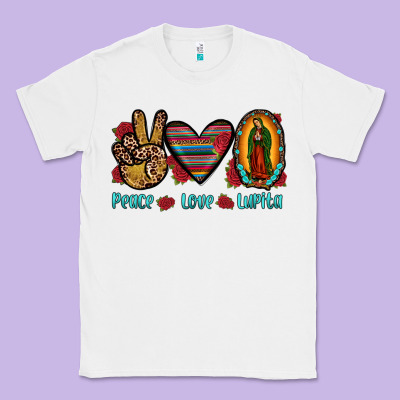 Peace Love Lupita Classic Tee Designed By Jahusdesignshop