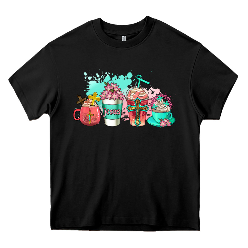 Religious Coffee Cups Heavy Core Tee by AdoDesignShop | Teevron