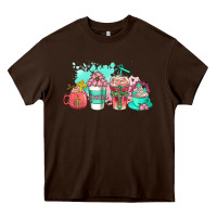 Chocolate Brown religious coffee cups Heavy Core Tee - AdoDesignShop