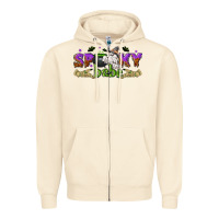 Sandshell spooky babe halloween Zipper Hoodie - NancyCooperArtShop