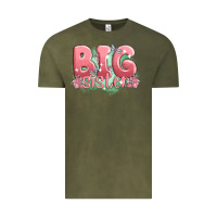 Vintage Olive big sister Vintage Tee - MaliasSmallBusiness