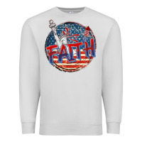 Dove Grey faith usa Premium Sweatshirt - CowGirlArtShop