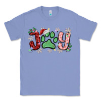 Colony Blue joy with dog paw Classic Tee - MaliasSmallBusiness