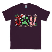 Plum joy with dog paw Classic Tee - MaliasSmallBusiness