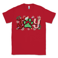 Red joy with dog paw Classic Tee - MaliasSmallBusiness
