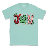 Joy With Dog Paw Classic Tee | Teevron