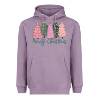 Lavender merry christmas trees Heavyweight Hoodie - CowGirlArtShop