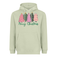 Matcha merry christmas trees Heavyweight Hoodie - CowGirlArtShop