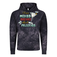 Cloud Black i have mixed drinks about feeling Vintage Hoodie - MaliasSmallBusiness