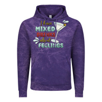Cloud Purple i have mixed drinks about feeling Vintage Hoodie - MaliasSmallBusiness