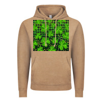 Vintage Coffee shamrock and plaid Vintage Hoodie - RanaPortraitStore