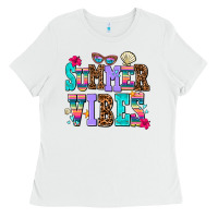 White summer vibes Ladies Tee - AdoDesignShop