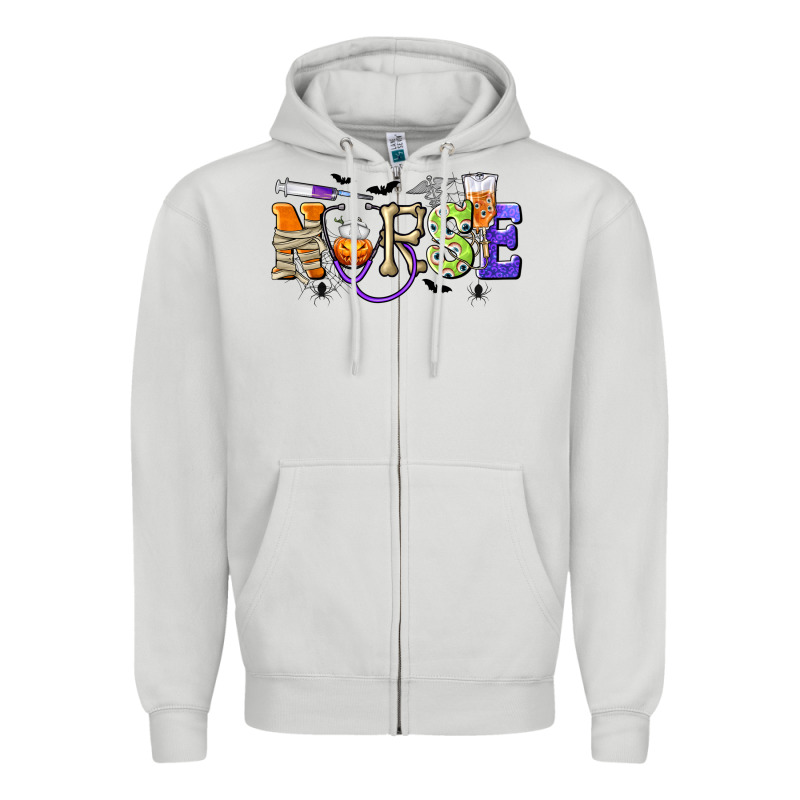 Halloween Nurse Zipper Hoodie by texasbilliewilder | Teevron