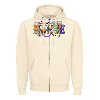 Sandshell Halloween Nurse Zipper Hoodie - texasbilliewilder