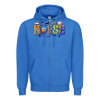 True Royal Halloween Nurse Zipper Hoodie - texasbilliewilder