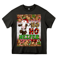 Asphalt Christmas Ho Ho Ho Heifer Heavy Core Tee - Artiststas