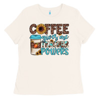 Bone coffee gives me teacher powers Ladies Tee - JahusDesignShop