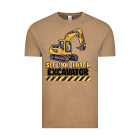 Vintage Coffee see you later excavator Vintage Tee - MaliasSmallBusiness