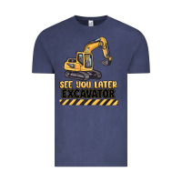 Vintage Denim see you later excavator Vintage Tee - MaliasSmallBusiness