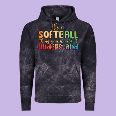 It S A Softball Thing You Wouldn T Understand Vintage Hoodie Designed By Maliassmallbusiness