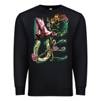Black Love boots horseshoe Premium Sweatshirt - HowdyJamesFarm
