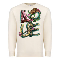 Sandshell Love boots horseshoe Premium Sweatshirt - HowdyJamesFarm