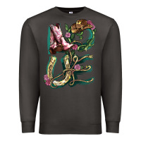 Smoke Love boots horseshoe Premium Sweatshirt - HowdyJamesFarm