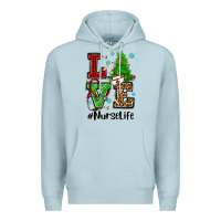 Blue Mist love nurse life christmas Premium Hoodie - CowGirlArtShop